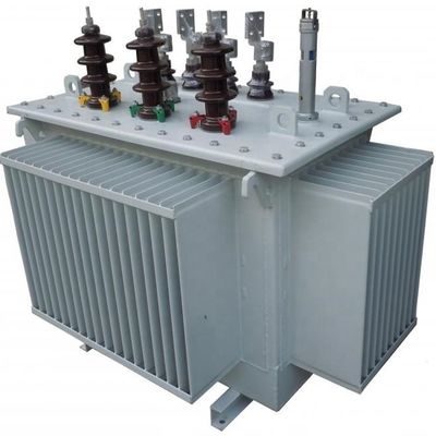S11 Yağa batırılmış transformatör 11kv'den 400v'ye 100kva'lık güç dağıtım transformatörü