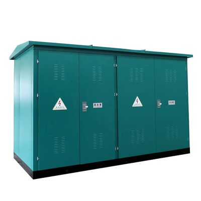 200KVA 315KVA 400KVA 2.5 MVA'ya kadar Dış Kombi Kompakt Güç Dağıtım Transformörü Alt İstasyonu 6.6KV 11KV 33KV